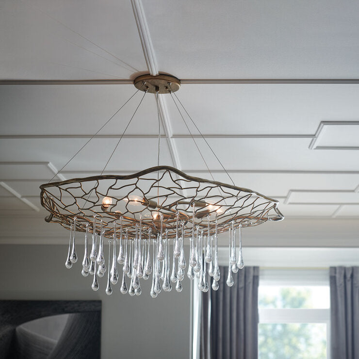 Quintiesse Lisa McDennon by Hinkley 6-Light Laguna Pendant in Burnished Gold